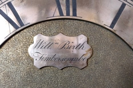Picture of clock plaque