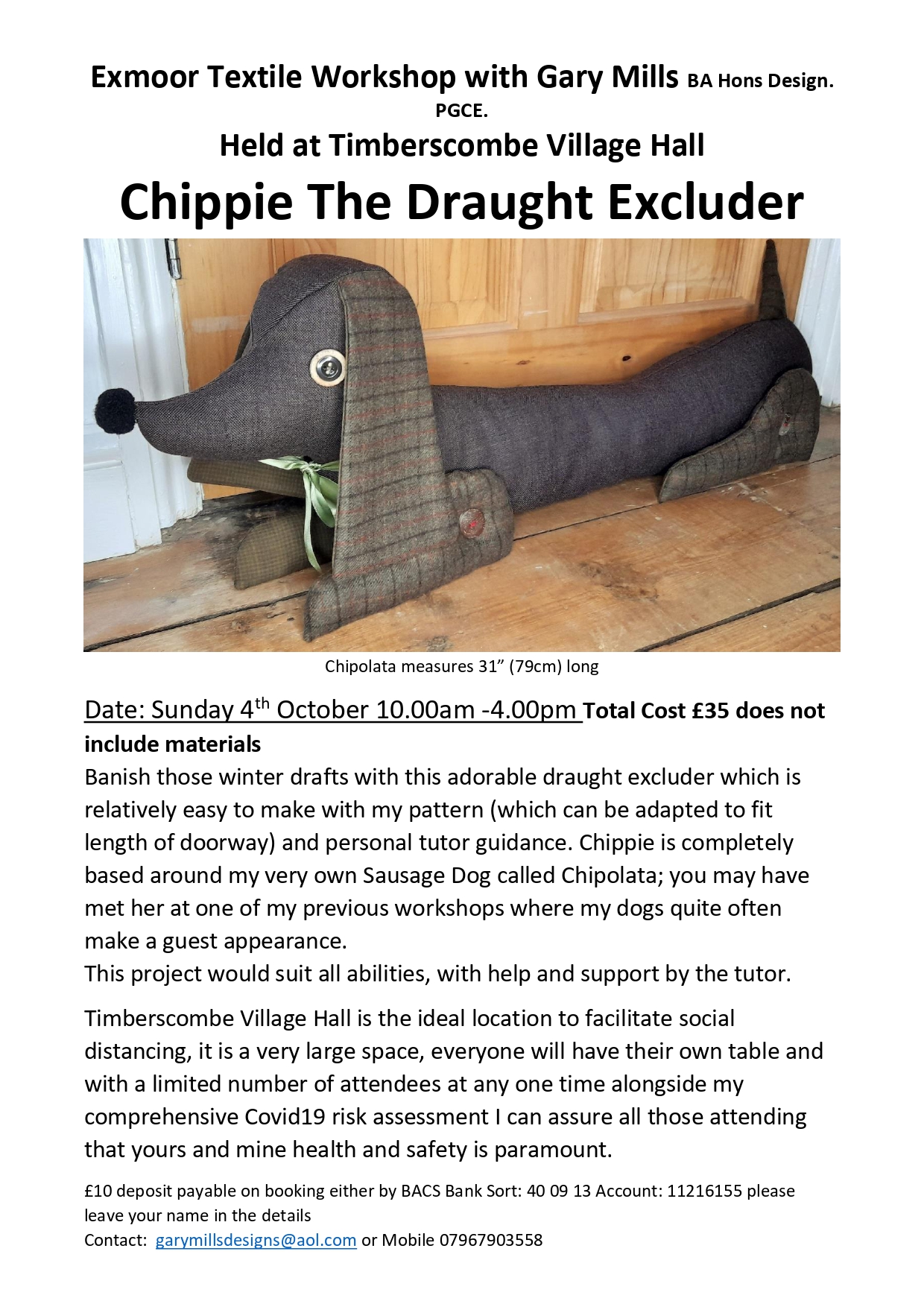 Chippie the Draught Excluder poster