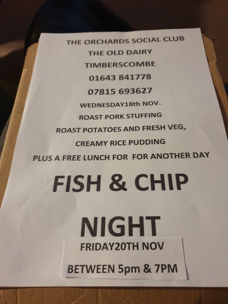 fish and chips poster