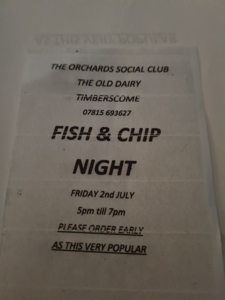 Fish and Chips 2nd July