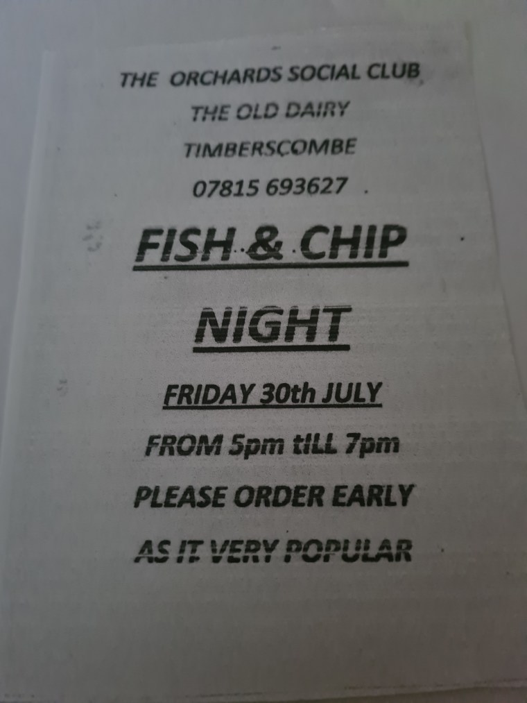 Fish and Chip Night