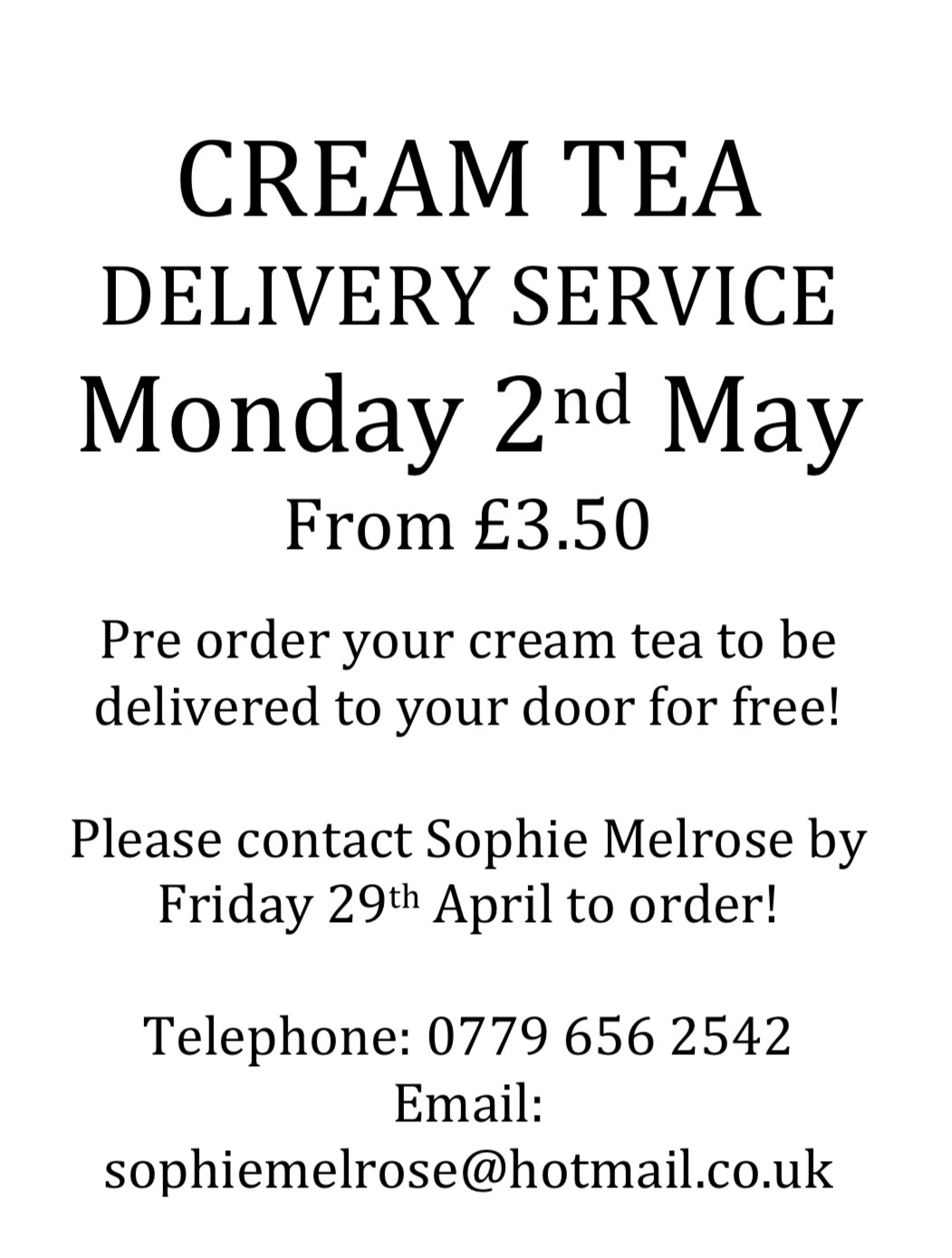 Cream tea