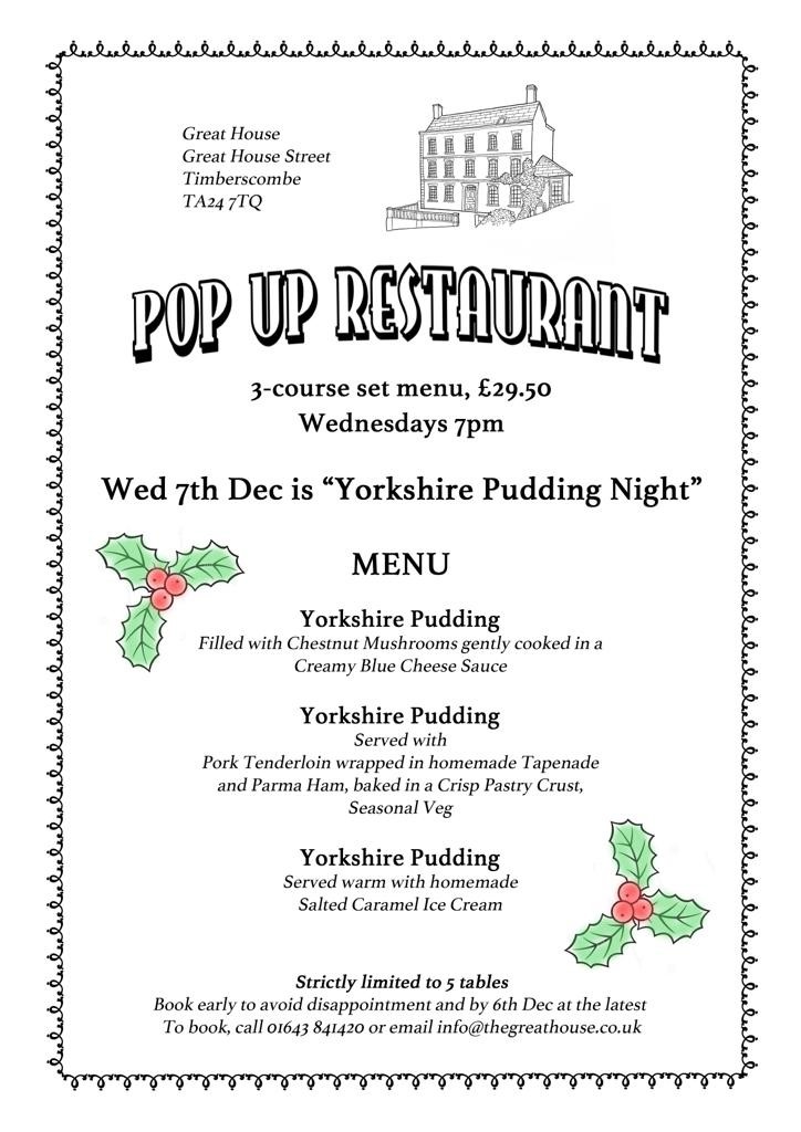 Grt Hs menu